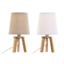 Lampe de bureau Home ESPRIT Marron 13 x 13 x 24 cm (2 Unités)