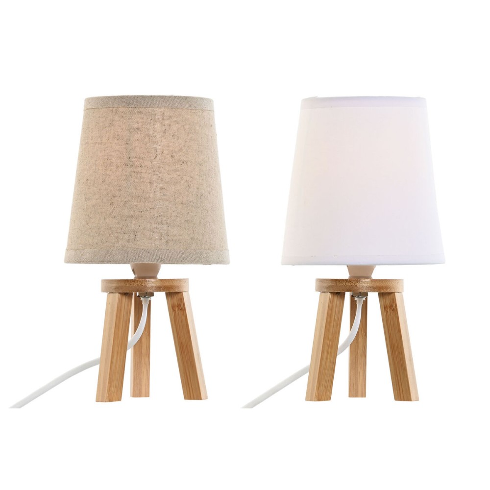 Lampe de bureau Home ESPRIT Marron 13 x 13 x 24 cm (2 Unités)