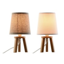 Lampe de bureau Home ESPRIT Marron 13 x 13 x 24 cm (2 Unités)
