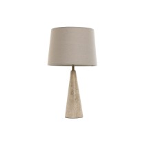 Lampe de bureau Home ESPRIT Beige Lin Marbre 35 x 35 x 64 cm