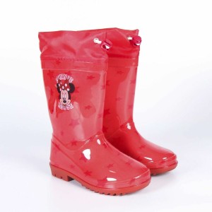 Bottes en Caoutchouc pour Enfants Minnie Mouse Rouge