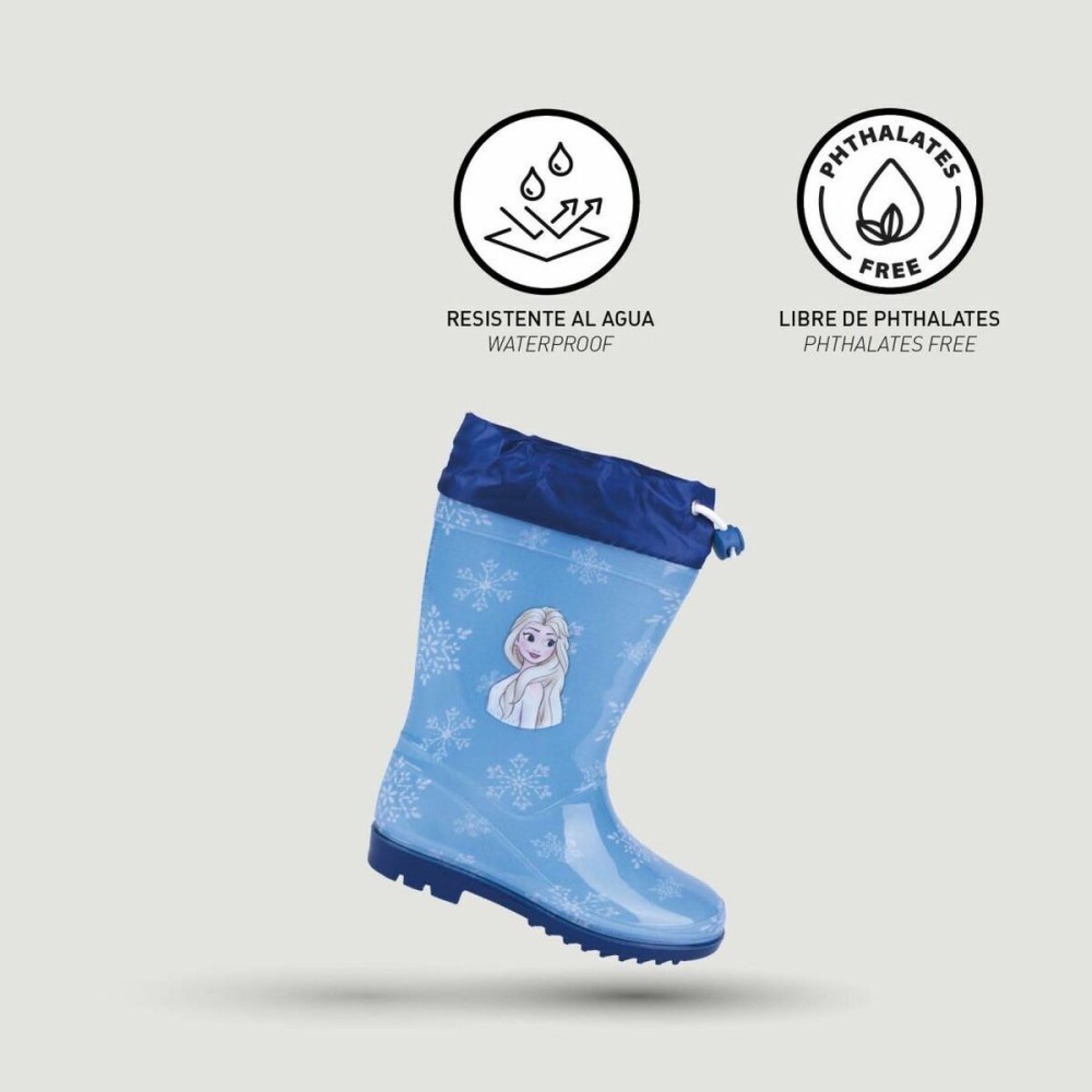 Kinder Gummistiefel Frozen Blau