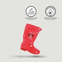 Bottes en Caoutchouc pour Enfants Minnie Mouse Rouge