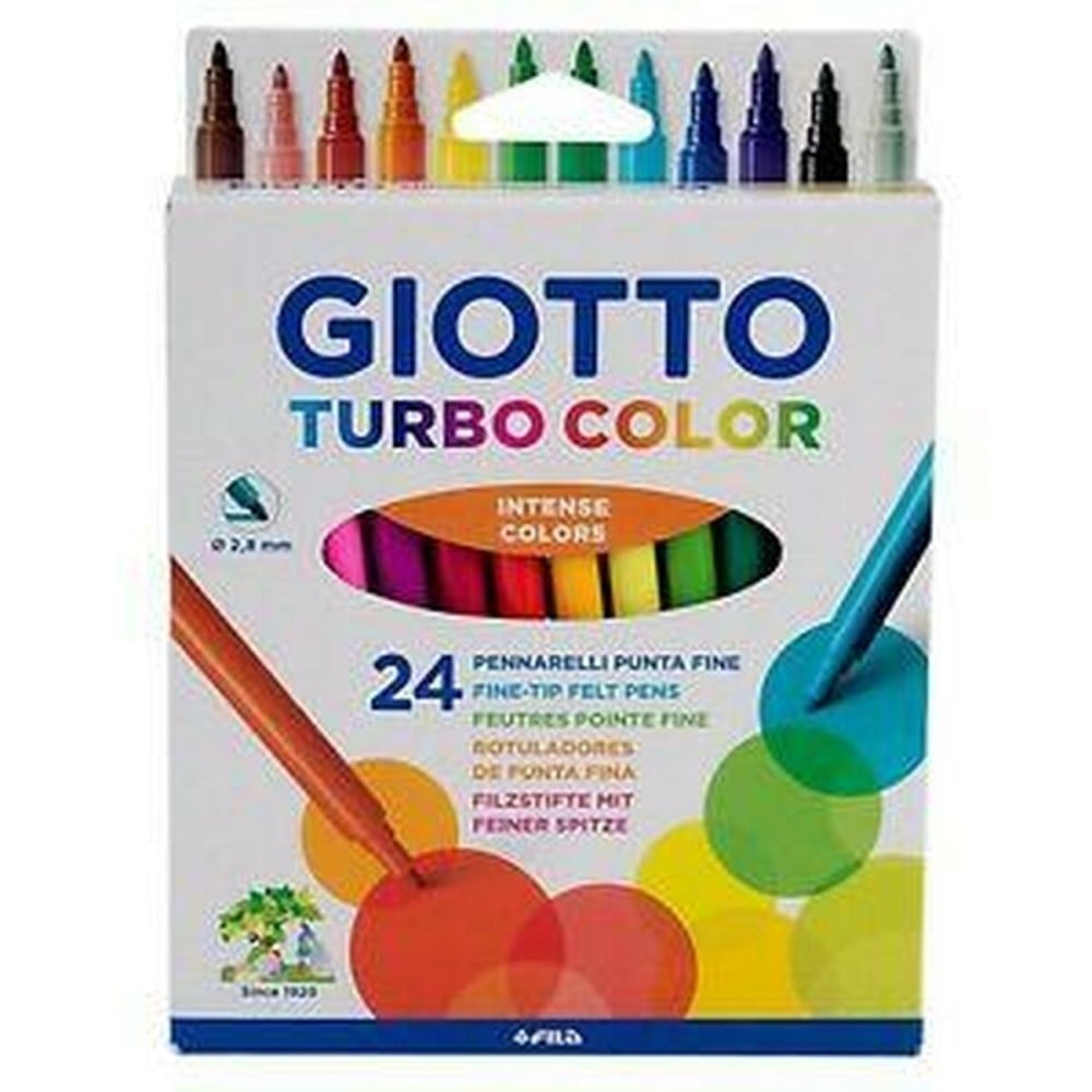 Marker-Set Giotto Turbo Color Bunt (5 Stück)