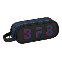 Trousse Fourre-Tout Double BlackFit8 Urban Noir Blue marine (21 x 8 x 6 cm)