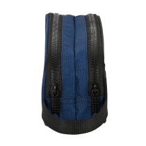 Trousse Fourre-Tout Double BlackFit8 Urban Noir Blue marine (21 x 8 x 6 cm)