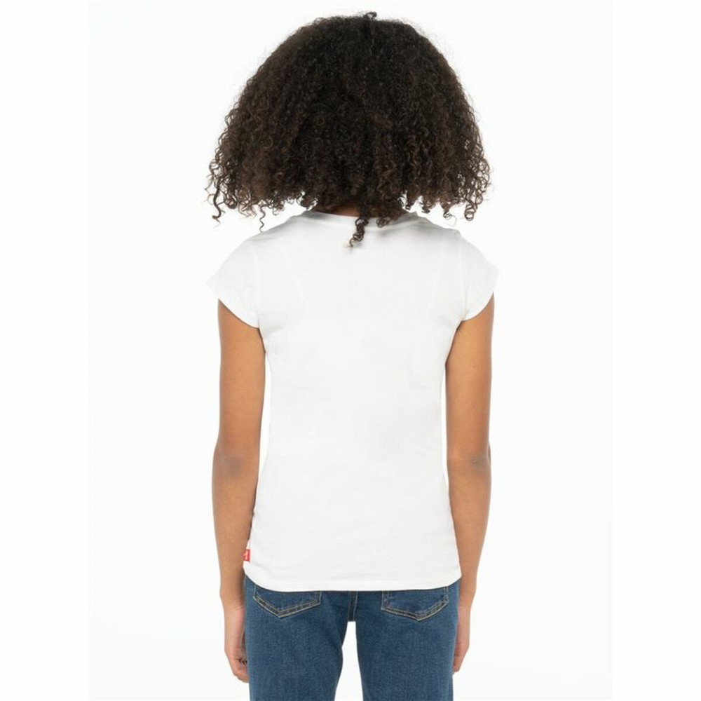 Jungen Kurzarm-T-Shirt Levi's Sportswea Weiß