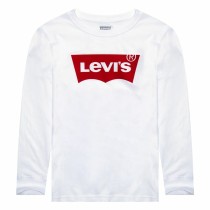 Langarm T-Shirt für Kinder Levi's Batwing Weiß