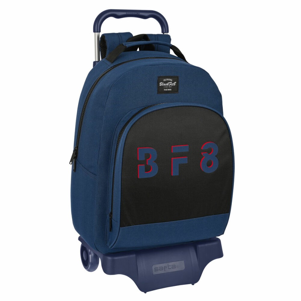 Cartable à roulettes BlackFit8 Urban Noir Blue marine (32 x 42 x 15 cm)