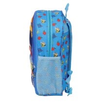 Sac à dos enfant 3D Clásicos Disney Pinochio Bleu 27 x 33 x 10 cm