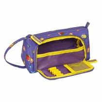 Trousse d'écolier SuperThings Guardians of Kazoom Jaune Violet 20 x 11 x 8.5 cm