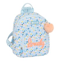 Kinderrucksack Moos Lovely Mini Hellblau (25 x 30 x 13 cm)