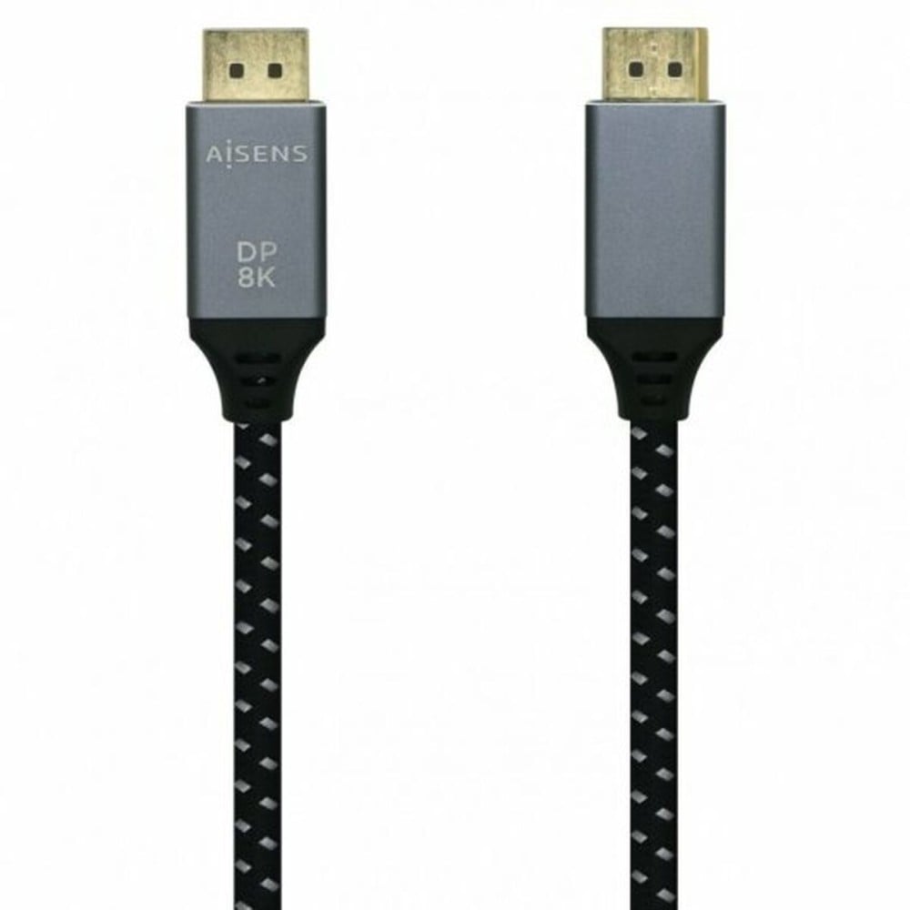 HDMI Cable Aisens A149-0437 Black Black/Grey 2 m