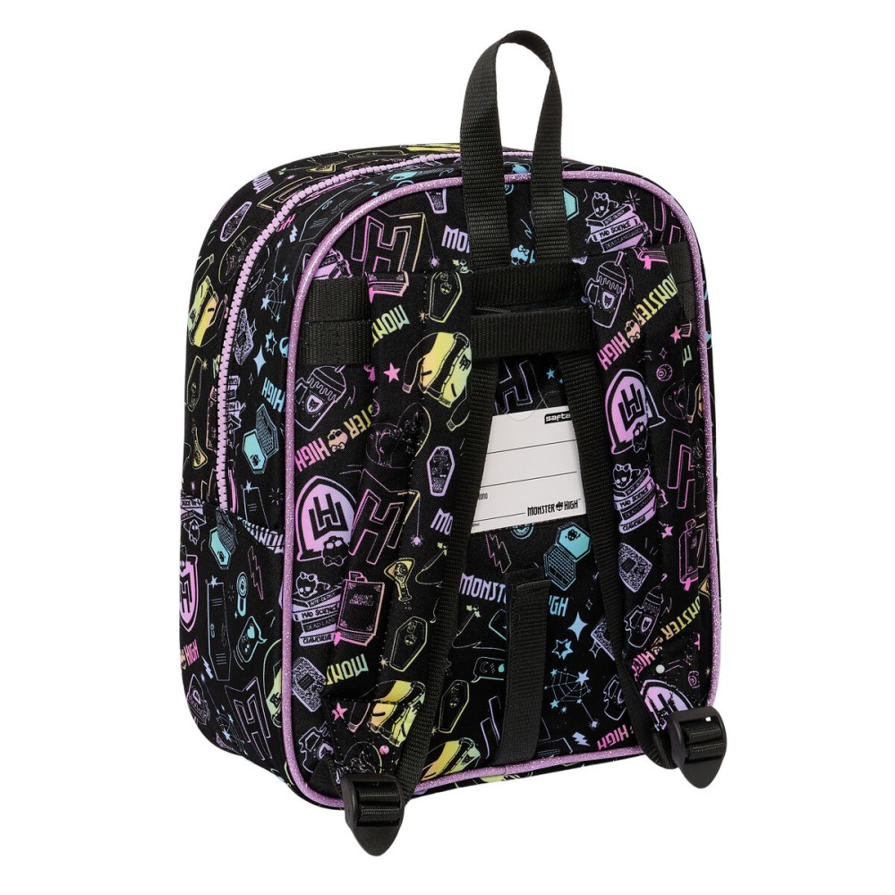 Child bag Monster High Black 22 x 27 x 10 cm