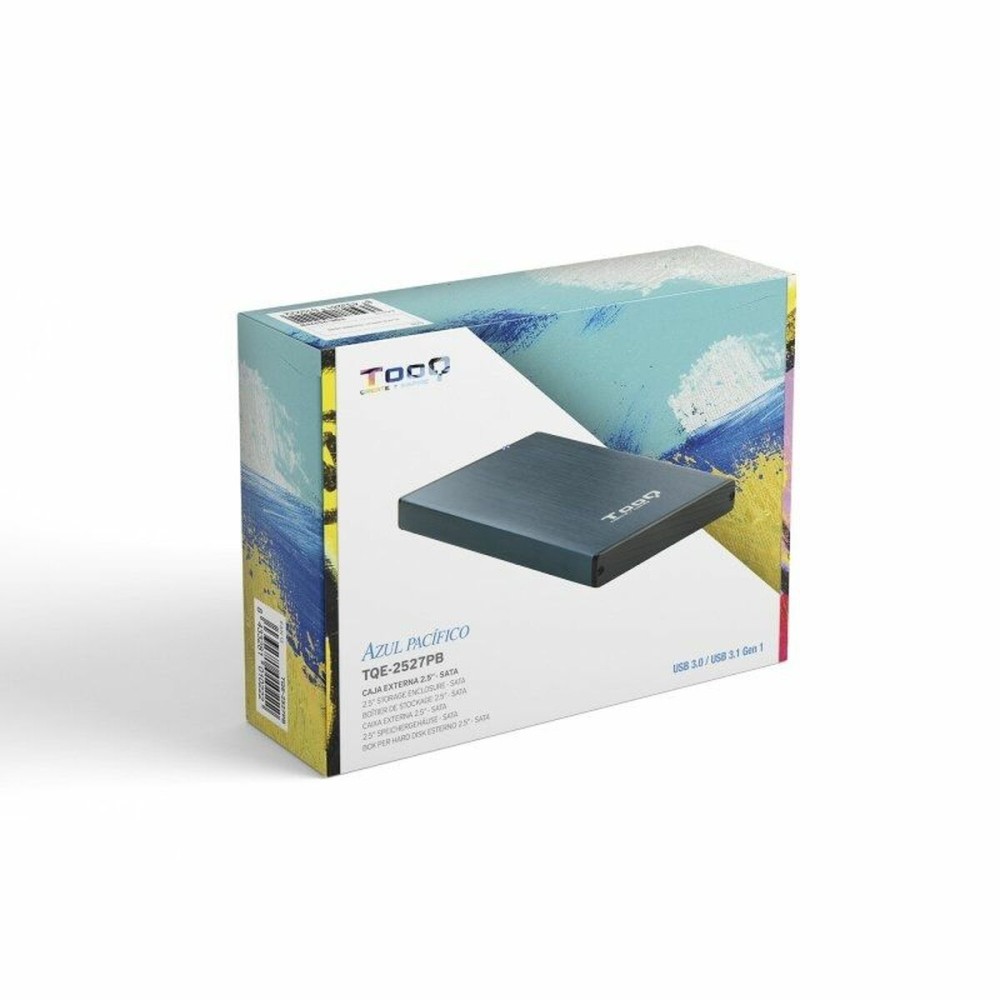 Externe Box TooQ TQE-2527PB Blau 2,5"