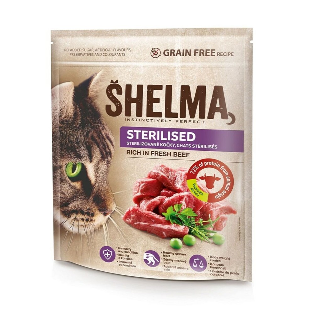 Aliments pour chat Shelma Viande de bœuf 750 g