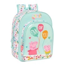 Cartable Peppa Pig Cosy corner Bleu clair 26 x 34 x 11 cm