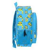 Cartable Minions Minionstatic Bleu 32 x 38 x 12 cm