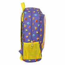 Schulrucksack SuperThings Guardians of Kazoom Gelb Lila 32 x 42 x 14 cm