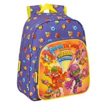 Schulrucksack SuperThings Guardians of Kazoom Gelb Lila 27 x 33 x 10 cm