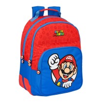 Cartable Super Mario Bleu Rouge 32 x 42 x 15 cm