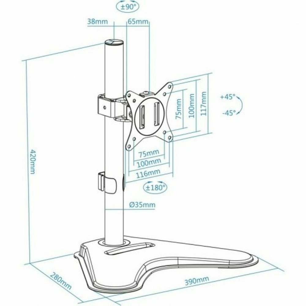 Monitor TooQ DB1701TN-B