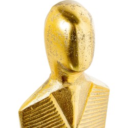 Deko-Figur Alexandra House Living Gold Aluminium 10 x 10 x 53 cm