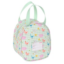 Sac glacière goûter Safta Granja Blanc Vert clair (19 x 22 x 14 cm)