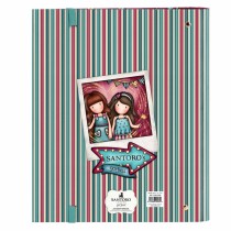 Ring binder Gorjuss Fireworks Maroon (27 x 32 x 3.5 cm)