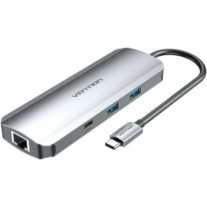 Hub USB Vention TOMHB 100 W Argenté