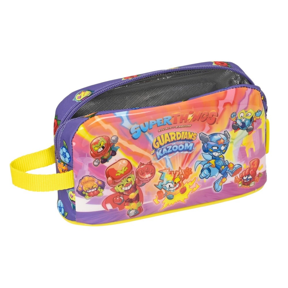 Thermal Lunchbox SuperThings Guardians of Kazoom Purple Yellow (21.5 x 12 x 6.5 cm)