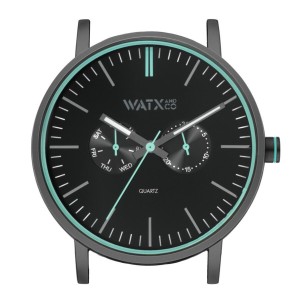 Unisex-Uhr Watx & Colors WXCA2718 Schwarz (Ø 44 mm)