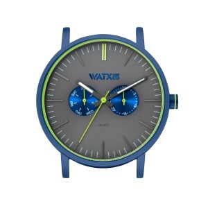 Unisex-Uhr Watx & Colors WXCA2726 Blau Grau (Ø 44 mm)