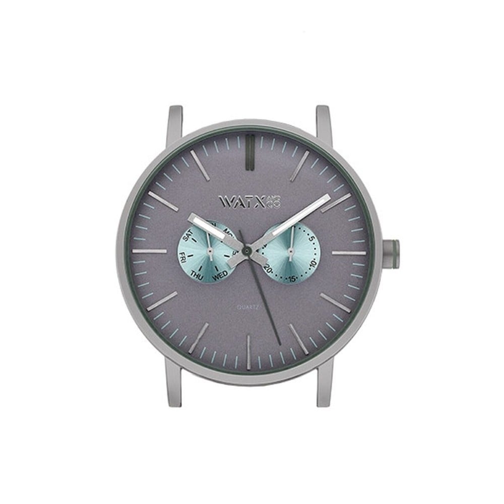 Unisex-Uhr Watx & Colors WXCA2734 Grau Silberfarben (Ø 44 mm)