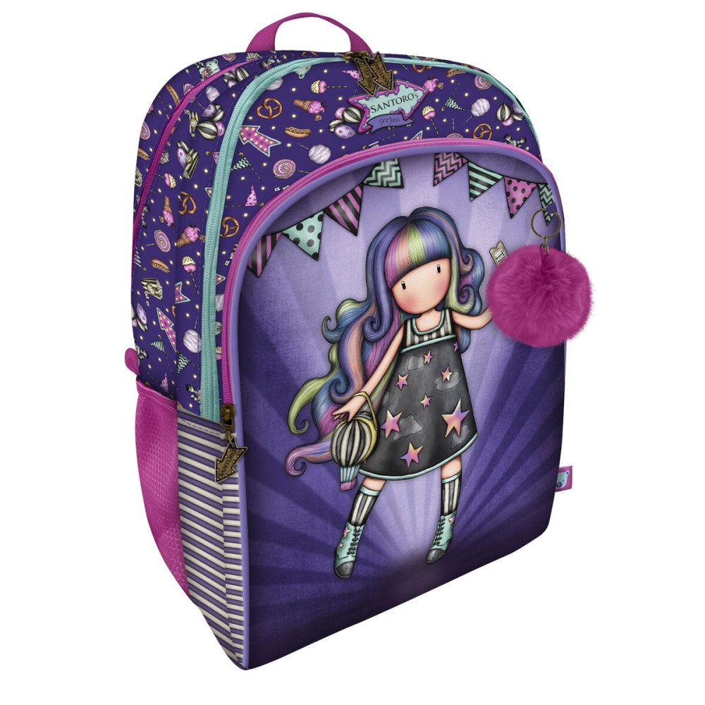 Cartable Gorjuss Up and away Violet 34.5 x 43.5 x 22 cm