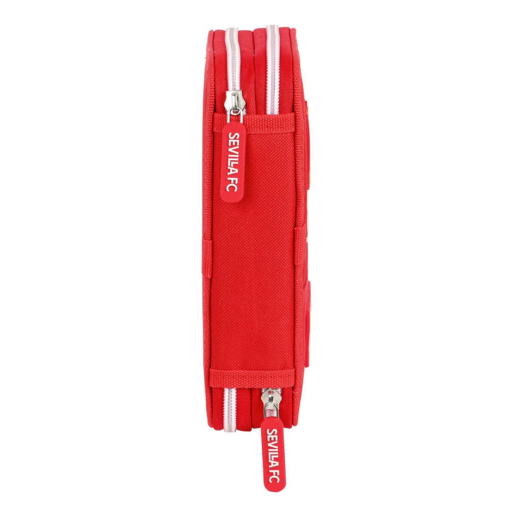 Double Pencil Case Sevilla Fútbol Club Red (28 Pieces)