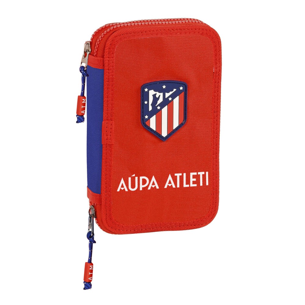 Plumier double Atlético Madrid Rouge Blue marine (28 Pièces)