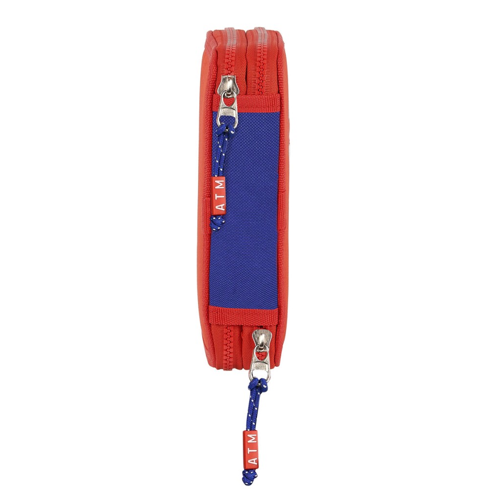 Double Pencil Case Atlético Madrid Red Navy Blue (28 Pieces)