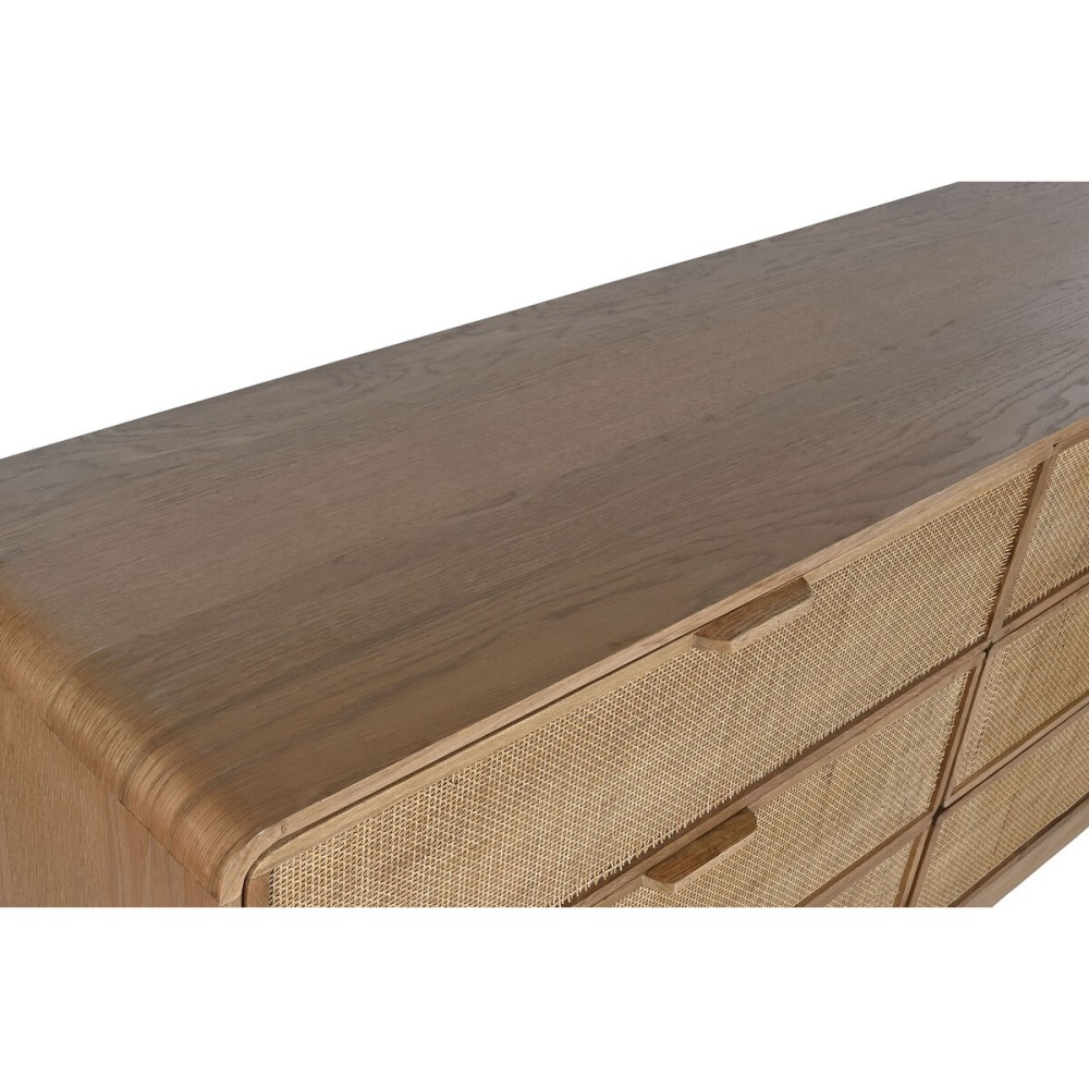 Chest of drawers Home ESPRIT Natural Oak Tropical 182 x 45 x 81 cm