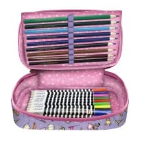 Pencil Case Gorjuss First prize Lilac (45 Pieces)