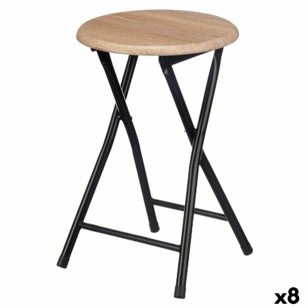 Hocker Gift Decor WR7007M natürlich PVC Metall Holz MDF 30 x 46 x 30 cm 71,8 x 6,5 x 30 cm (8 Stück)