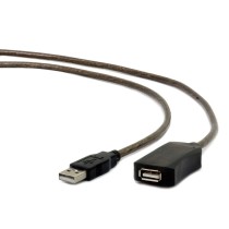 Verlängerungskabel mit USB GEMBIRD USB A/USB A M/F 5m Schwarz 5 m