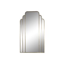 Miroir mural Home ESPRIT Doré Verre Fer Moderne 122 x 3 x 208 cm