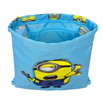 Backpack with Strings Minions Minionstatic Blue 26 x 34 x 1 cm