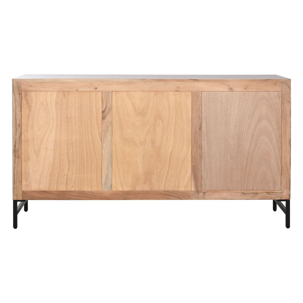Buffet Home ESPRIT Marron Noir Métal Acacia 145 x 40 x 80 cm