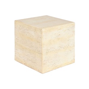 kleines Beistelltischchen Home ESPRIT Beige Magnesium 40 x 40 x 40 cm