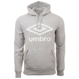 Herren Sweater mit Kapuze Umbro Logo Grau