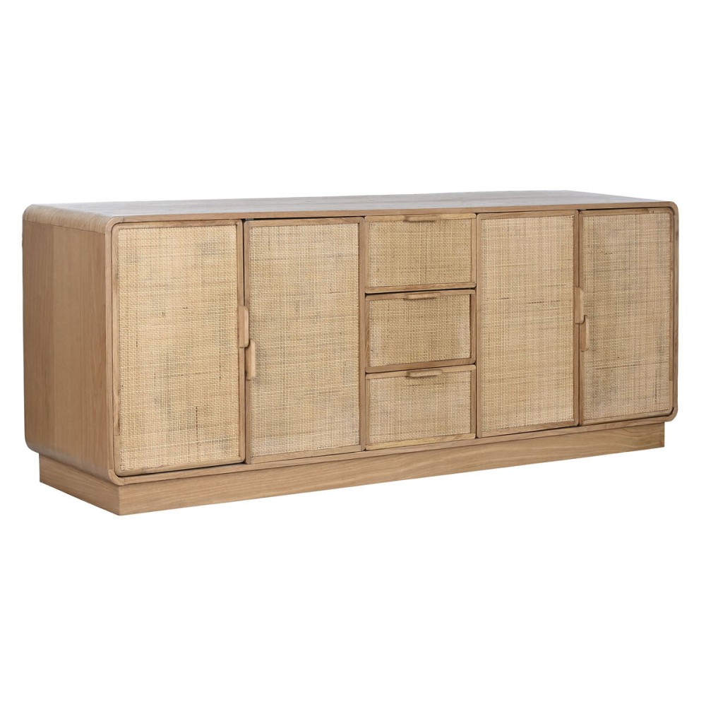 Anrichte Home ESPRIT natürlich Rattan Eg Holz MDF 182 x 45 x 71 cm
