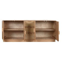 Sideboard Home ESPRIT Natural Rattan Oak MDF Wood 182 x 45 x 71 cm