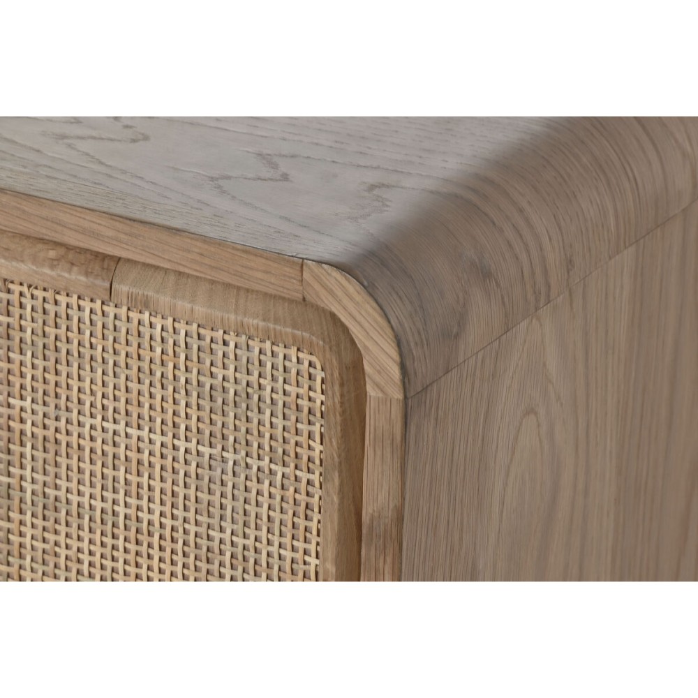 Sideboard Home ESPRIT Natural Rattan Oak MDF Wood 182 x 45 x 71 cm